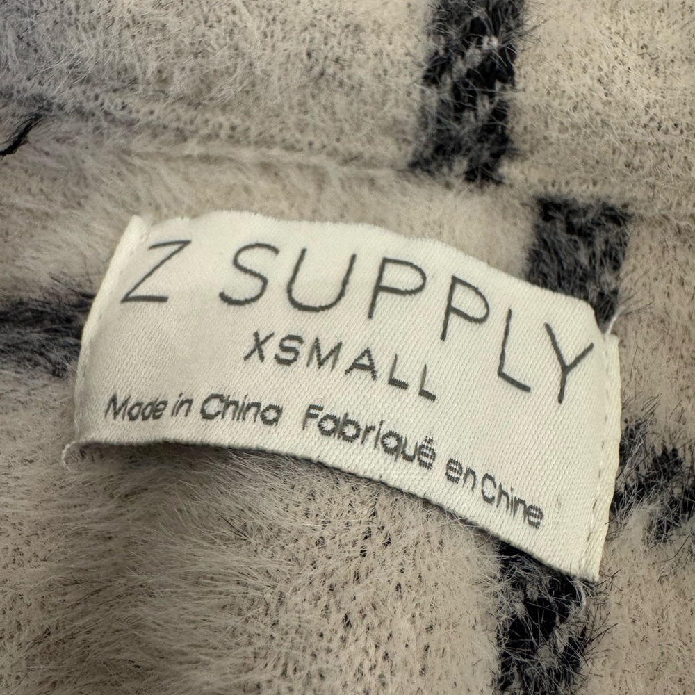 NWOT SUPPLY GREY PLAID TUCKER
JACKET IN CRYSTAL Plaid Button-Up Cardigan Sz xs. - Picture 4 of 6